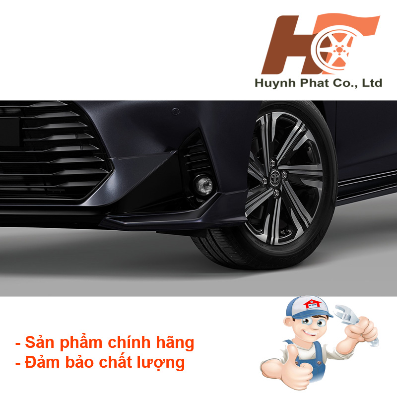 Ốp đèn cản xe Toyota Vios 2023-2025 chính hãng