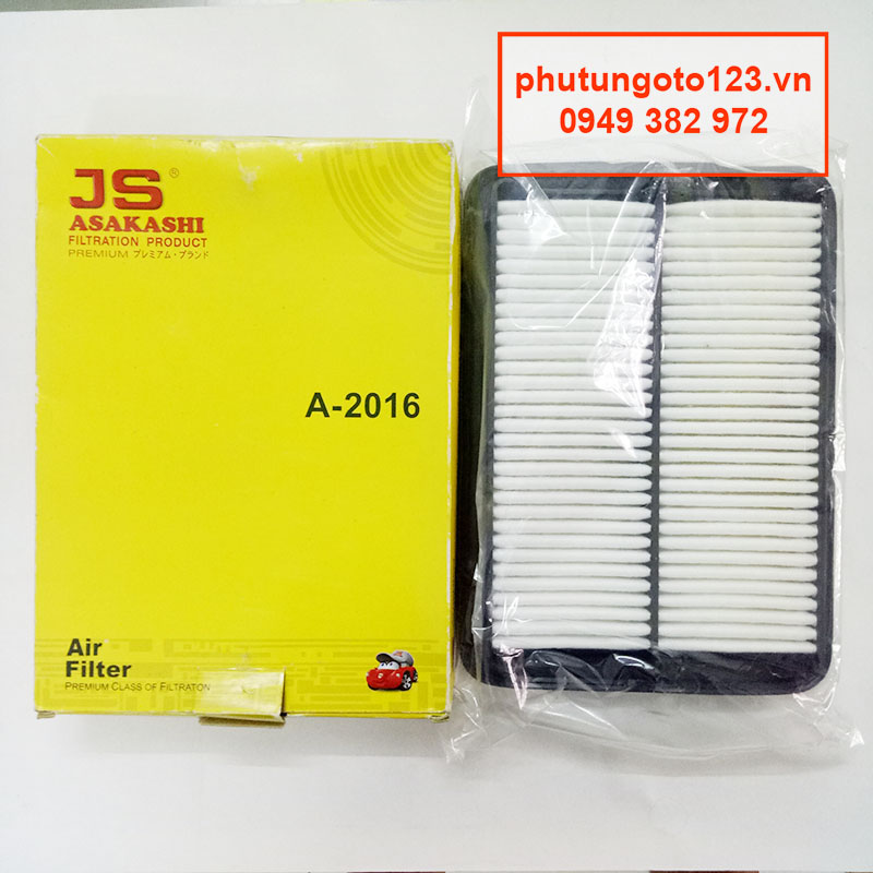 [Video] Lọc gió động cơ A2016 JS Asakashi Nhật dùng cho Nissan Navara 2.5 2005-2015 mã phụ tùng 16546-EB70A