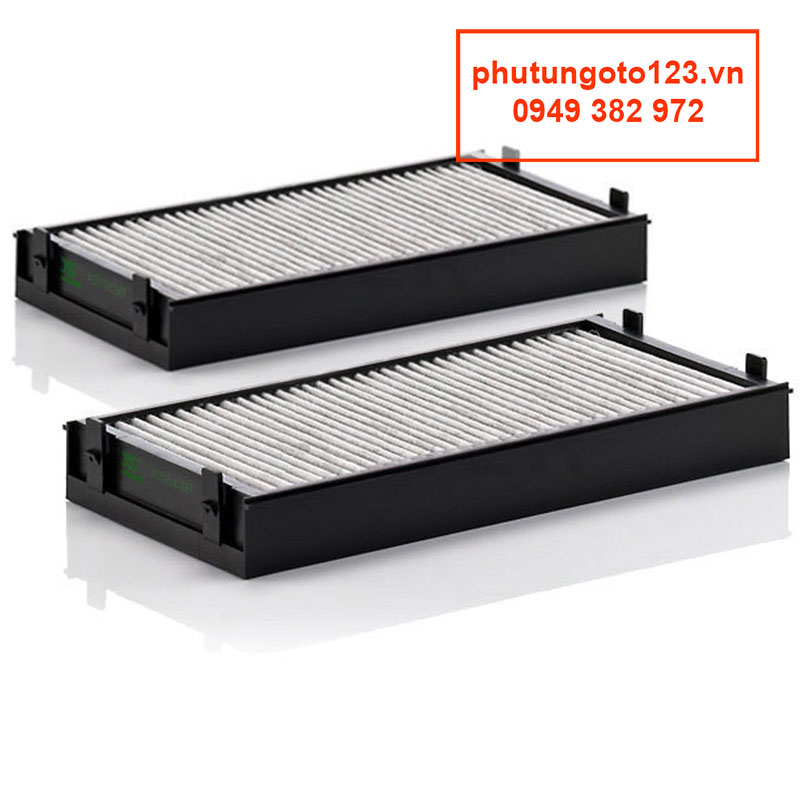 Set 2 Lọc gió điều hòa Than hoạt tính AC0154CSET dành cho xe BMW X5 3.0 2014, 2015, 2016, 2017, 2018, 2019, 2020, 2021 64119248294