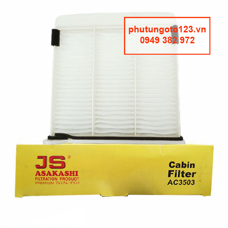 Lọc gió điều hòa AC3503 dành cho xe Mitsubishi Grandis Vietnam 2.4 2005, 2006, 2007, 2008, 2009, 2010, 2011 MZ600143