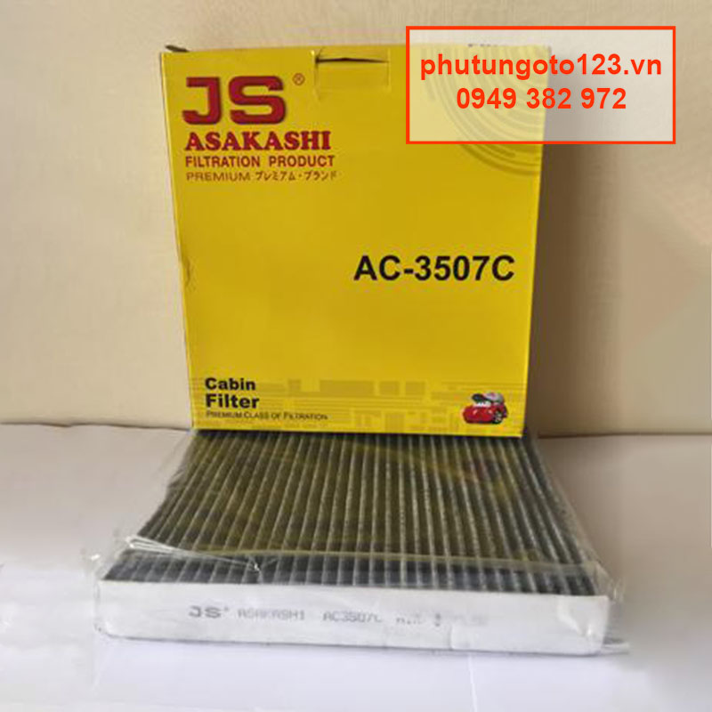 Lọc gió điều hòa Than hoạt tính AC3507C dành cho xe Mitsubishi Pajero Sport 2.4 2015, 2016, 2017, 2018, 2019, 2020, 2021 7803A005