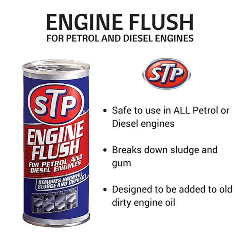 Engine Flush STP - Dung Dịch Súc Rửa và Làm Sạch Động Cơ Cho Cả Máy Xăng và Diesel