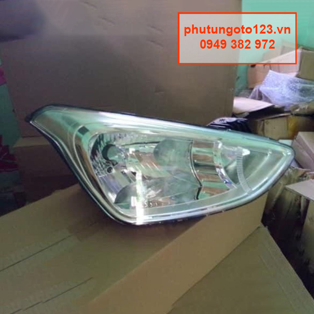 Đèn pha Hyundai I10 2014, 2015, 2016 92102B4000 chính hãng