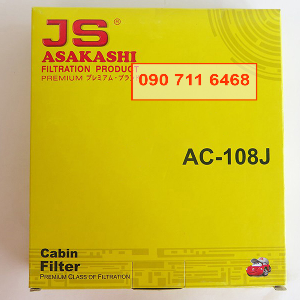 Lọc gió điều hòa AC108J dành cho xe Toyota Fortuner 2004, 2005, 2006, 2007, 2008, 2009, 2010, 2011, 2012, 2013, 2014, 2015 87139-0K040