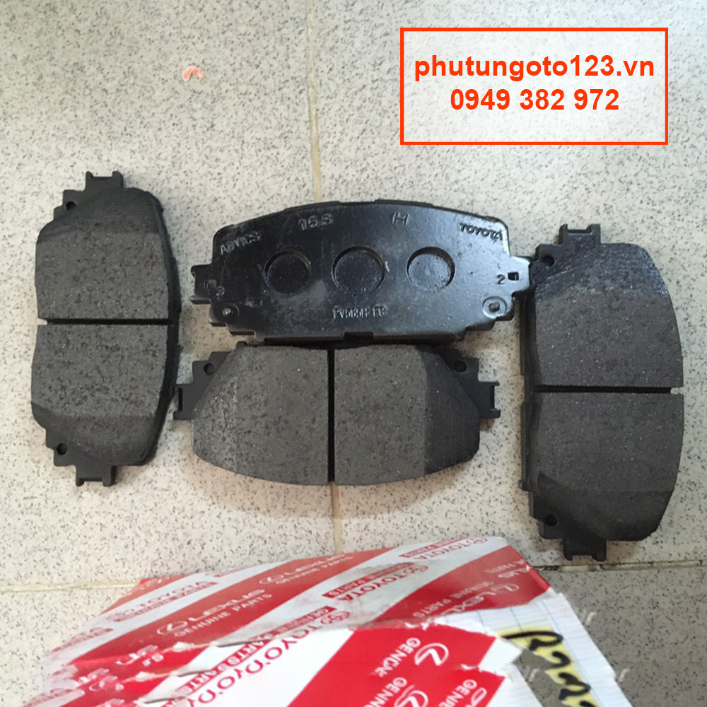 Má phanh trước, bố trước Toyota Vios 2014, 2015, 2016, 2017, 2018, 2019, 2020 04465-0D130, 044650D130 chính hãng