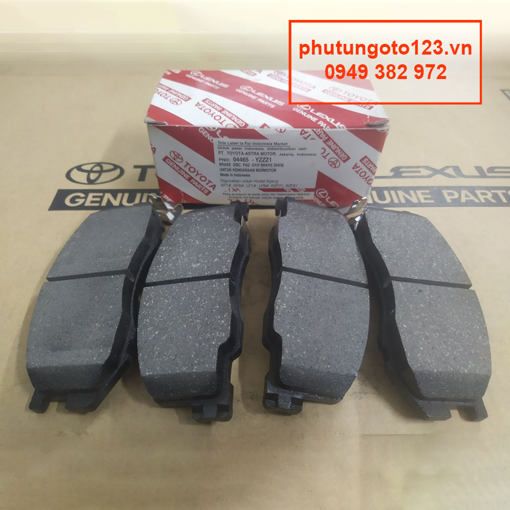 Má phanh trước, bố trước Toyota Zace 04465-YZZZ1 (04465YZZZ1) chính hãng