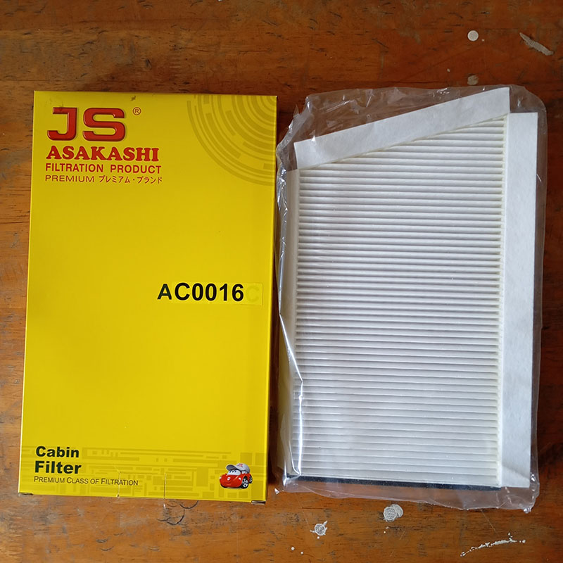 Lọc gió điều hòa không than Mercedes-Benz C200 và C200 Kompressor 2003 - 2007 mã AC0016 của JS Asakashi Nhật Bản