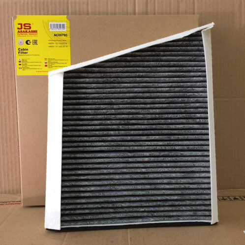 Lọc gió điều than hoạt tính Mercedes-Benz CLS500 CLS55 2004, 2005, 2006, 2007, 2008 mã AC0076C của JS Asakashi Nhật Bản